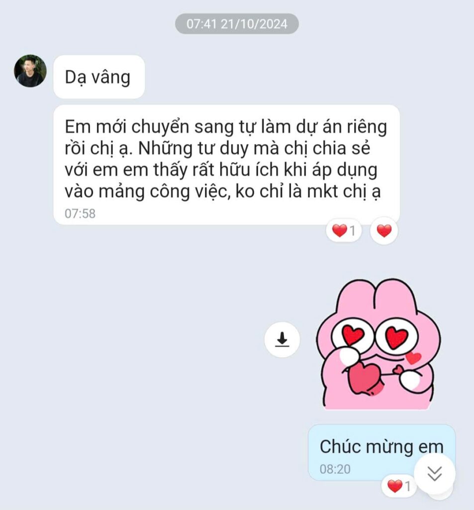 Van Sam phan hoi chuong trinh Mentor Coach