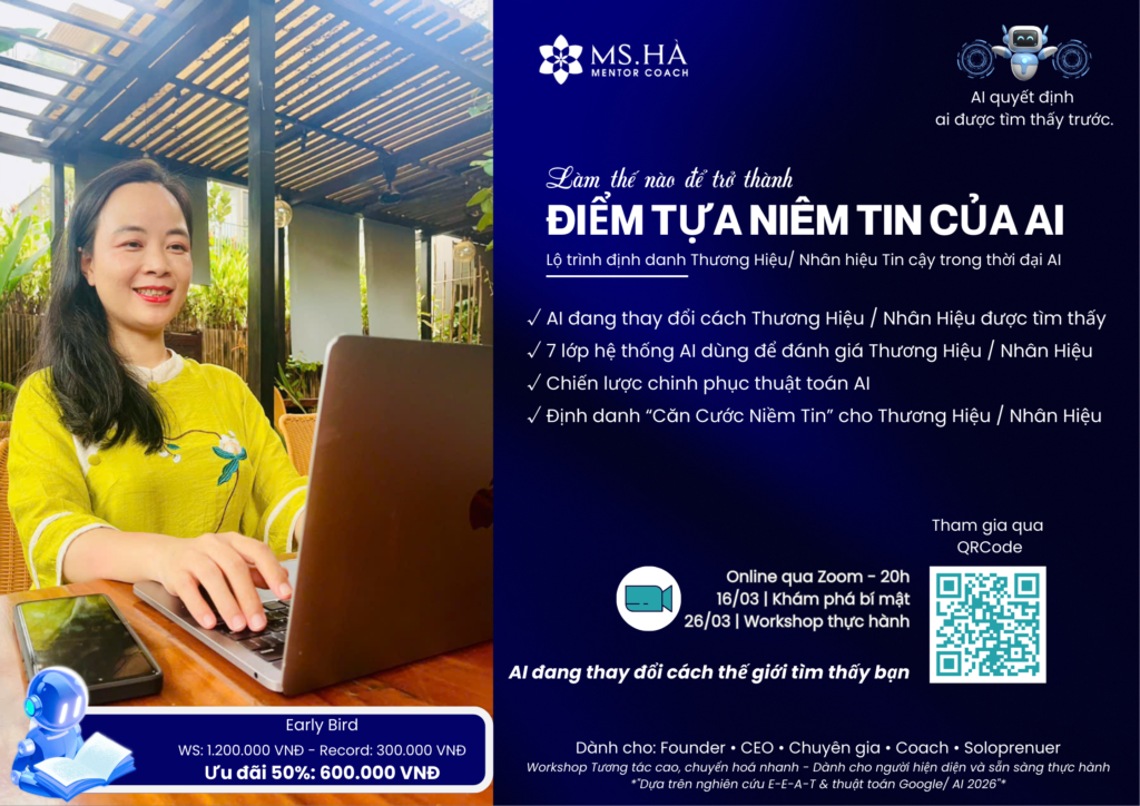 Ms. Hà MentorCoach tổ chức khoá "Điểm Tựa Niềm Tin AI"